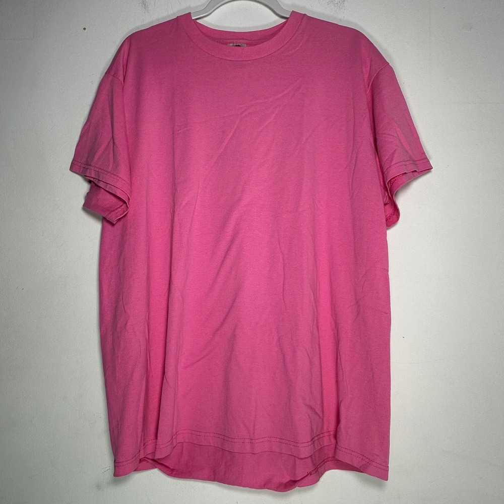 Fruit of the Loom Best Pink Graphic T-Shirt XL God Doesnt Groom Dogs Funny Tee